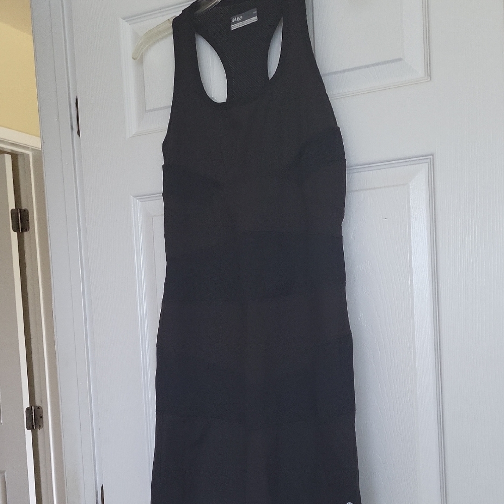 NWOT Lija Black Tennis Dress Size M